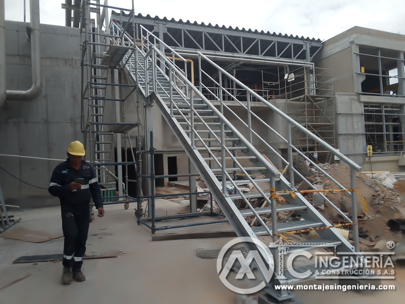Diseño de estructuras y construcciones metálicas en acero para montajes industriales en Bogotá, Colombia. Montajes, Ingeniería y Construcción. MIC SAS