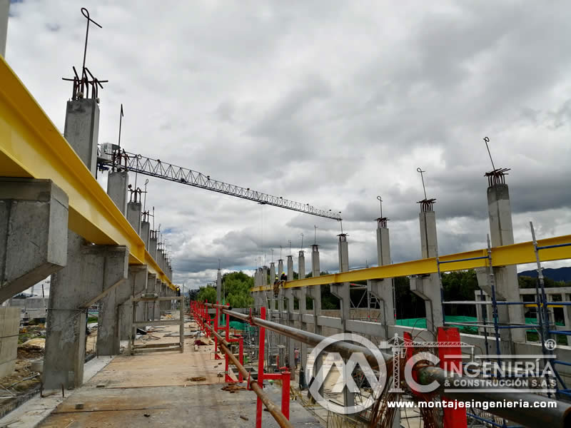 Construcciones en acero para obras civiles y contratos para enpresas industriales en Bogotá, Colombia. Montajes, Ingeniería y Construcción. MIC SAS