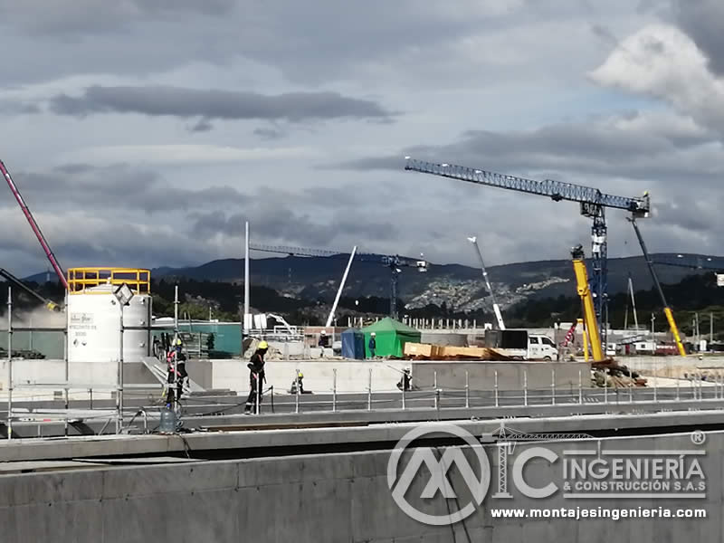 Montajes industriales para estructuras y arquitectura metálica en Bogotá, Colombia. Montajes, Ingeniería y Construcción. MIC SAS
