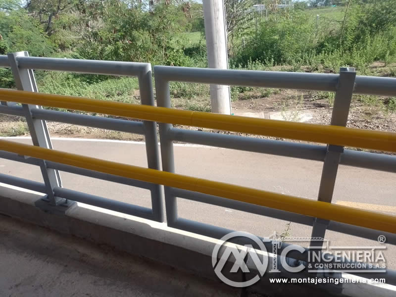 Diseño y Construcción de Puentes Peatonales con Acabados Metálicos en Bogotá, Colombia. Montajes, Ingeniería y Construcción. MIC SAS.
