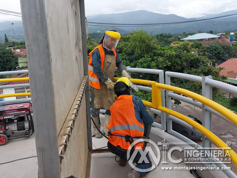 Cronograma de construcción de puentes peatonales en Bogotá, Colombia. Montajes, Ingeniería y Construcción. MIC SAS.