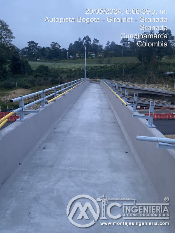 Eficiencia y Responsabilidad en Mantenimiento de Estructura Metálica en Puentes Peatonales en Bogotá, Colombia. Montajes, Ingeniería y Construcción. MIC SAS.