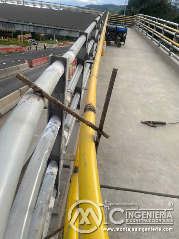 Diseño seguro de puentes peatonales en Bogotá, Colombia. Montajes, Ingeniería y Construcción. MIC SAS.