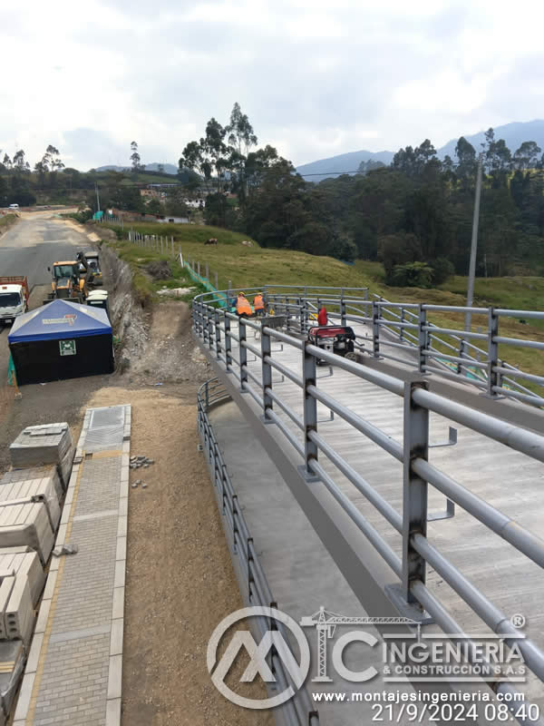 Mantenimiento de puentes peatonales para garantizar su durabilidad en Bogotá, Colombia. Montajes, Ingeniería y Construcción. MIC SAS. Mantenimiento de puentes peatonales para garantizar su durabilidad en Bogotá, Colombia. Montajes, Ingeniería y Construcción. MIC SAS.