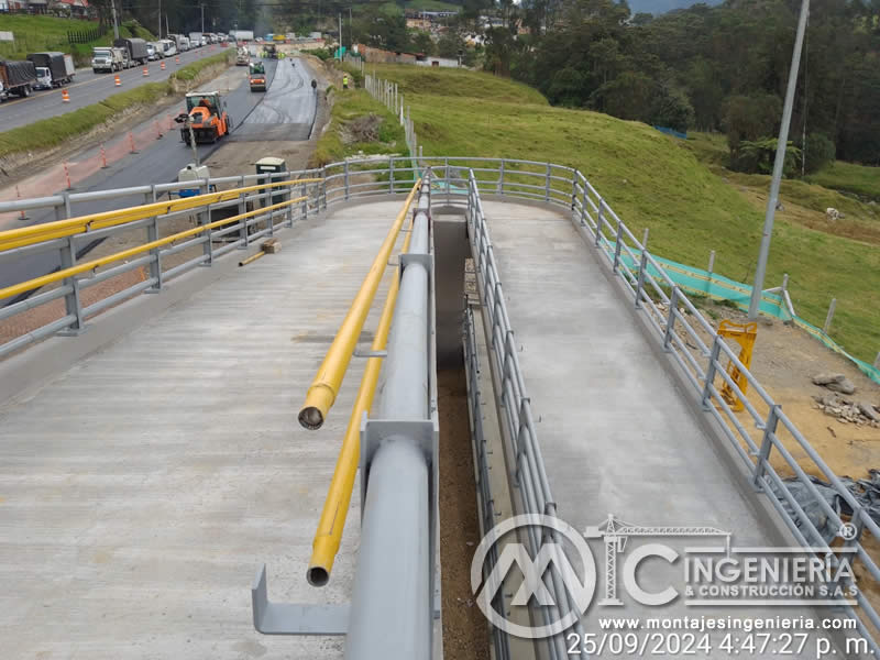 Mantenimiento de puentes peatonales para garantizar su durabilidad en Bogotá, Colombia. Montajes, Ingeniería y Construcción. MIC SAS. Mantenimiento de puentes peatonales para garantizar su durabilidad en Bogotá, Colombia. Montajes, Ingeniería y Construcción. MIC SAS.