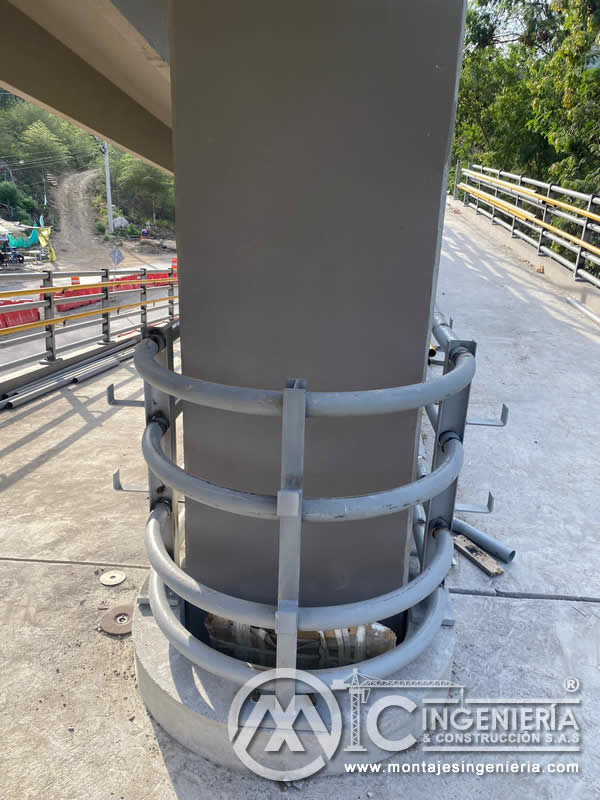 Montaje de estructuras metálicas para puentes y pasarelas peatonales en Bogotá, Colombia. Montajes, Ingeniería y Construcción. MIC SAS. Montaje de estructuras metálicas para puentes y pasarelas peatonales en Bogotá, Colombia. Montajes, Ingeniería y Construcción. MIC SAS.
