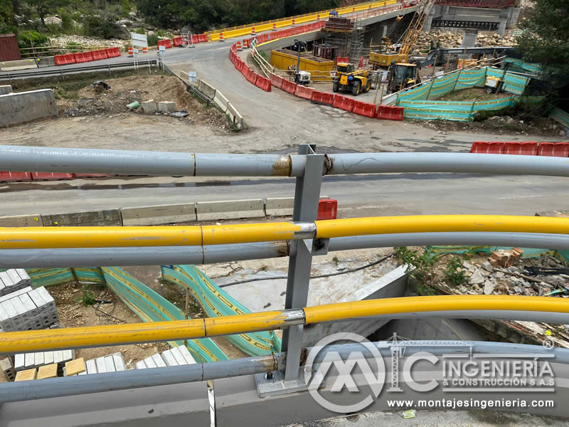 Durabilidad y resistencia en la construcción metálica de accesorios en puentes peatonales en Bogotá, Colombia. Montajes Ingeniería y Construcción. MIC SAS. Durabilidad y resistencia en la construcción metálica de accesorios en puentes peatonales en Bogotá, Colombia. Montajes Ingeniería y Construcción. MIC SAS.