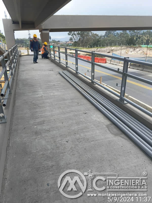 Durabilidad y resistencia en la construcción metálica de accesorios en puentes peatonales en Bogotá, Colombia. Montajes Ingeniería y Construcción. MIC SAS. Durabilidad y resistencia en la construcción metálica de accesorios en puentes peatonales en Bogotá, Colombia. Montajes Ingeniería y Construcción. MIC SAS.
