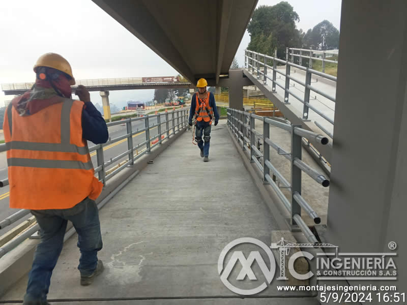 Durabilidad y resistencia en la construcción metálica de accesorios en puentes peatonales en Bogotá, Colombia. Montajes Ingeniería y Construcción. MIC SAS. Durabilidad y resistencia en la construcción metálica de accesorios en puentes peatonales en Bogotá, Colombia. Montajes Ingeniería y Construcción. MIC SAS.