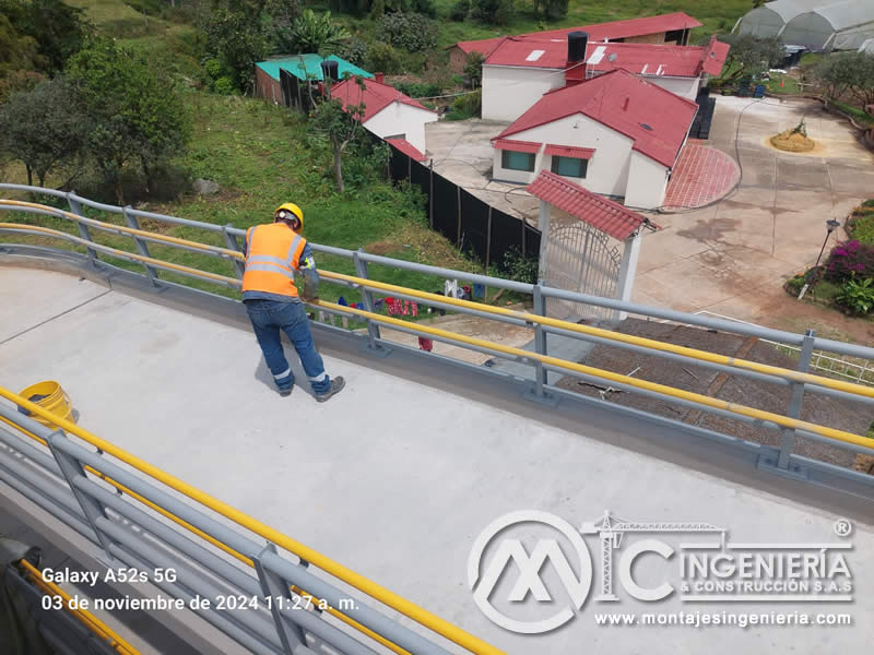 Uso de materiales metálicos en la construcción de puentes peatonales en Bogotá, Colombia. Montajes, Ingeniería y Construcción. MIC SAS. Uso de materiales metálicos en la construcción de puentes peatonales en Bogotá, Colombia. Montajes, Ingeniería y Construcción. MIC SAS.
