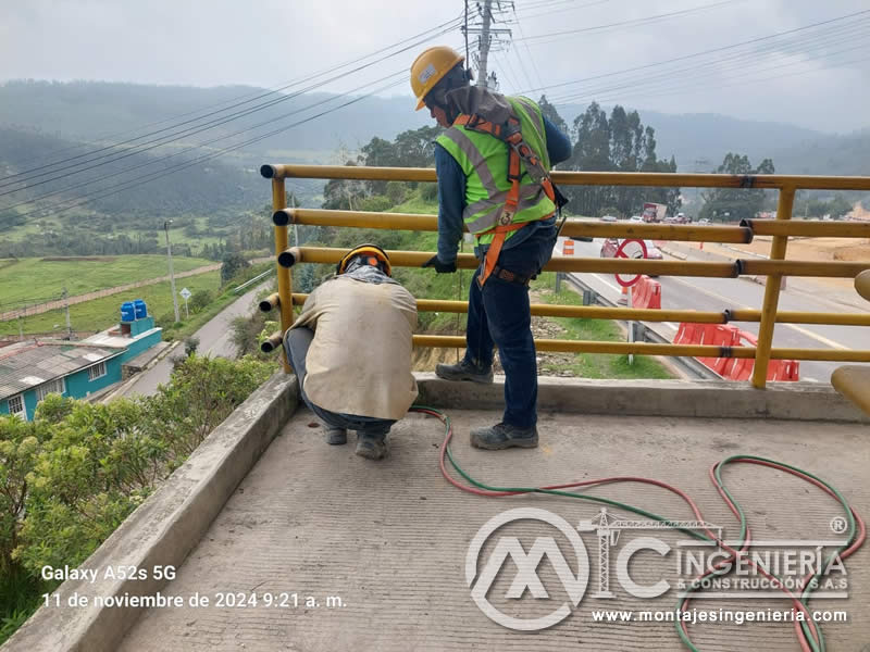 Eficiente fabricación de puentes peatonales metálicos para la ciudad de Bogotá, Colombia. Montajes, Ingeniería y Construcción. MIC SAS. Eficiente fabricación de puentes peatonales metálicos para la ciudad de Bogotá, Colombia. Montajes, Ingeniería y Construcción. MIC SAS.