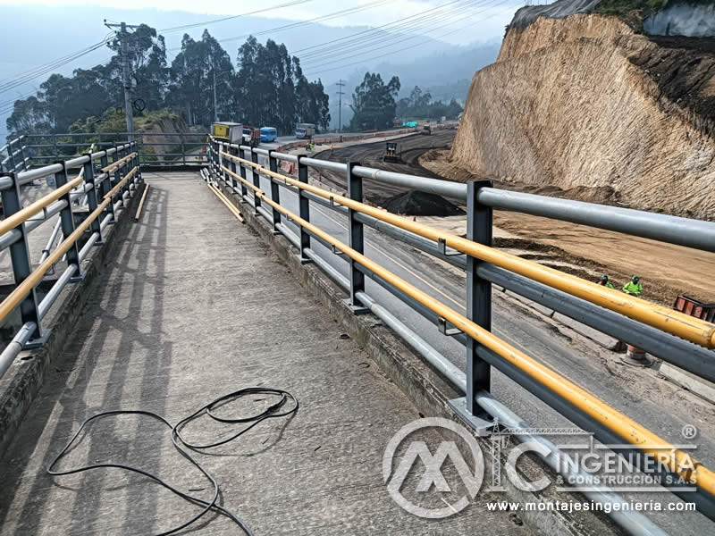 Accesorios metálicos para puentes peatonales, elementos clave en su estructura en Bogotá, Colombia. Montajes, Ingeniería y Construcción. MIC SAS. Accesorios metálicos para puentes peatonales, elementos clave en su estructura en Bogotá, Colombia. Montajes, Ingeniería y Construcción. MIC SAS.