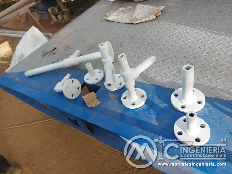 Acabados con Pintura Profesional en Componentes Estructurales Metálicos para Tuberías Petroleras. Montajes, Ingeniería y Construcción. MIC SAS. Acabados con Pintura Profesional en Componentes Estructurales Metálicos para Tuberías Petroleras. Montajes, Ingeniería y Construcción. MIC SAS.