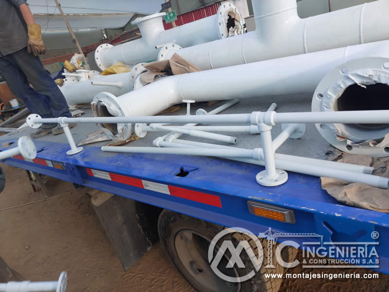 Acabados con Pintura Profesional en Componentes Estructurales Metálicos para Tuberías Petroleras. Montajes, Ingeniería y Construcción. MIC SAS. Acabados con Pintura Profesional en Componentes Estructurales Metálicos para Tuberías Petroleras. Montajes, Ingeniería y Construcción. MIC SAS.