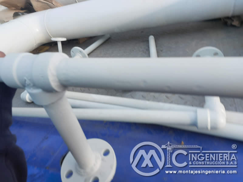 Acabados con Pintura Profesional en Componentes Estructurales Metálicos para Tuberías Petroleras. Montajes, Ingeniería y Construcción. MIC SAS. Acabados con Pintura Profesional en Componentes Estructurales Metálicos para Tuberías Petroleras. Montajes, Ingeniería y Construcción. MIC SAS.
