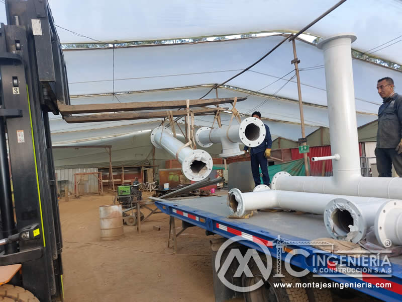 Acabados con Pintura Profesional en Componentes Estructurales Metálicos para Tuberías Petroleras. Montajes, Ingeniería y Construcción. MIC SAS. Acabados con Pintura Profesional en Componentes Estructurales Metálicos para Tuberías Petroleras. Montajes, Ingeniería y Construcción. MIC SAS.