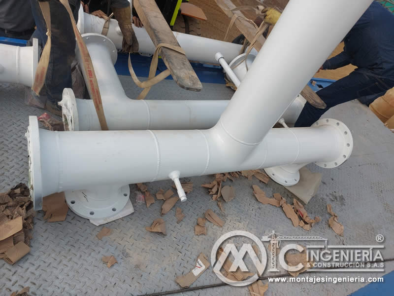 Acabados con Pintura Profesional en Componentes Estructurales Metálicos para Tuberías Petroleras. Montajes, Ingeniería y Construcción. MIC SAS. Acabados con Pintura Profesional en Componentes Estructurales Metálicos para Tuberías Petroleras. Montajes, Ingeniería y Construcción. MIC SAS.