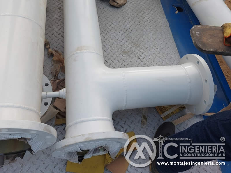 Acabados con Pintura Profesional en Componentes Estructurales Metálicos para Tuberías Petroleras. Montajes, Ingeniería y Construcción. MIC SAS. Acabados con Pintura Profesional en Componentes Estructurales Metálicos para Tuberías Petroleras. Montajes, Ingeniería y Construcción. MIC SAS.