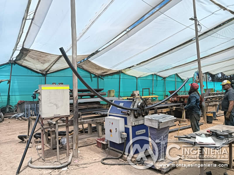Diseño y fabricación de componentes estructurales metálicos para puentes peatonales en Bogotá, Colombia. Montajes, Ingeniería y Construcción. MIC SAS. Diseño y fabricación de componentes estructurales metálicos para puentes peatonales en Bogotá, Colombia. Montajes, Ingeniería y Construcción. MIC SAS.