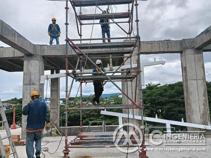 Construcción de Estructura Metálica en la Parte Superior de Edificio en Juzgados de Girardot en Cundinamarca, Colombia. Montajes, Ingeniería y Construcción. MIC SAS. Construcción de Estructura Metálica en la Parte Superior de Edificio en Juzgados de Girardot en Cundinamarca, Colombia. Montajes, Ingeniería y Construcción. MIC SAS.