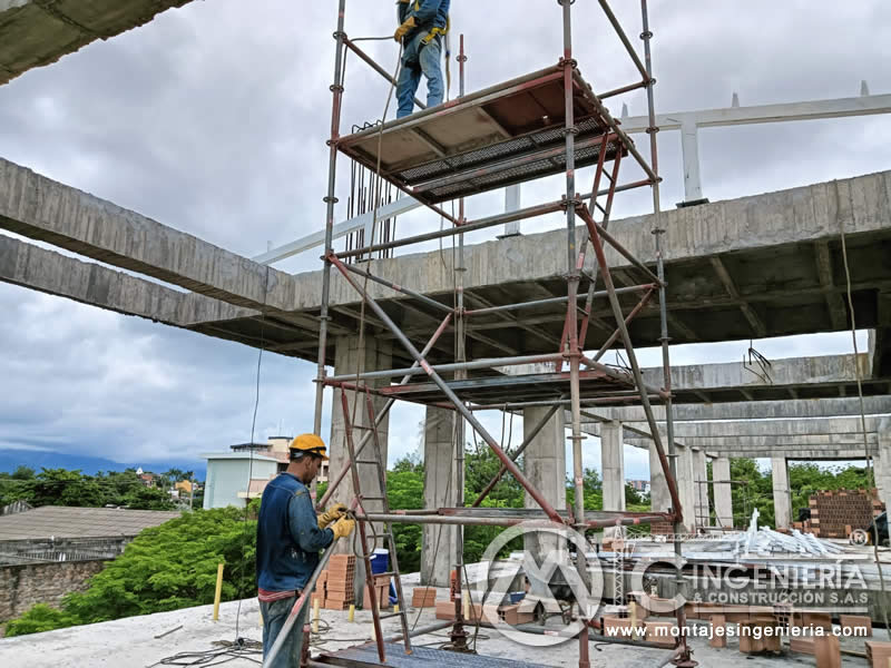 Construcción de Estructura Metálica en la Parte Superior de Edificio en Juzgados de Girardot en Cundinamarca, Colombia. Montajes, Ingeniería y Construcción. MIC SAS. Construcción de Estructura Metálica en la Parte Superior de Edificio en Juzgados de Girardot en Cundinamarca, Colombia. Montajes, Ingeniería y Construcción. MIC SAS.