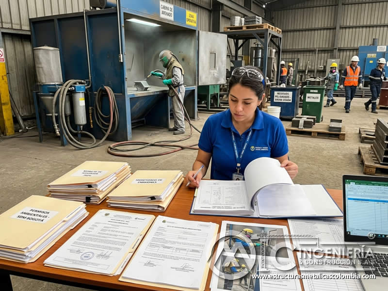 Documentación ambiental de limpieza abrasiva con registros, permisos y evidencias SST en Bogotá, Colombia. Montajes, Ingeniería y Construcción. MIC SAS. Documentación ambiental de limpieza abrasiva con registros, permisos y evidencias SST en Bogotá, Colombia. Montajes, Ingeniería y Construcción. MIC SAS.